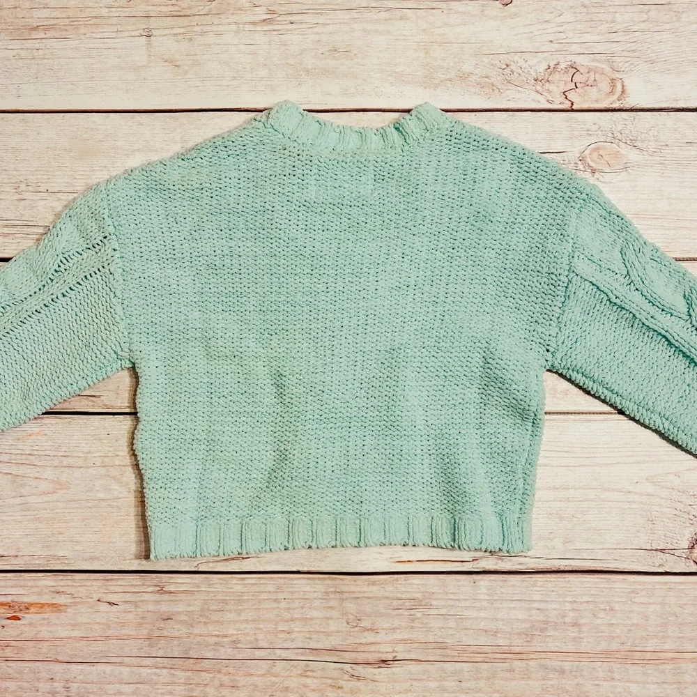 📌🆕 Justice • Cable-Knit • Crewneck • Sweater